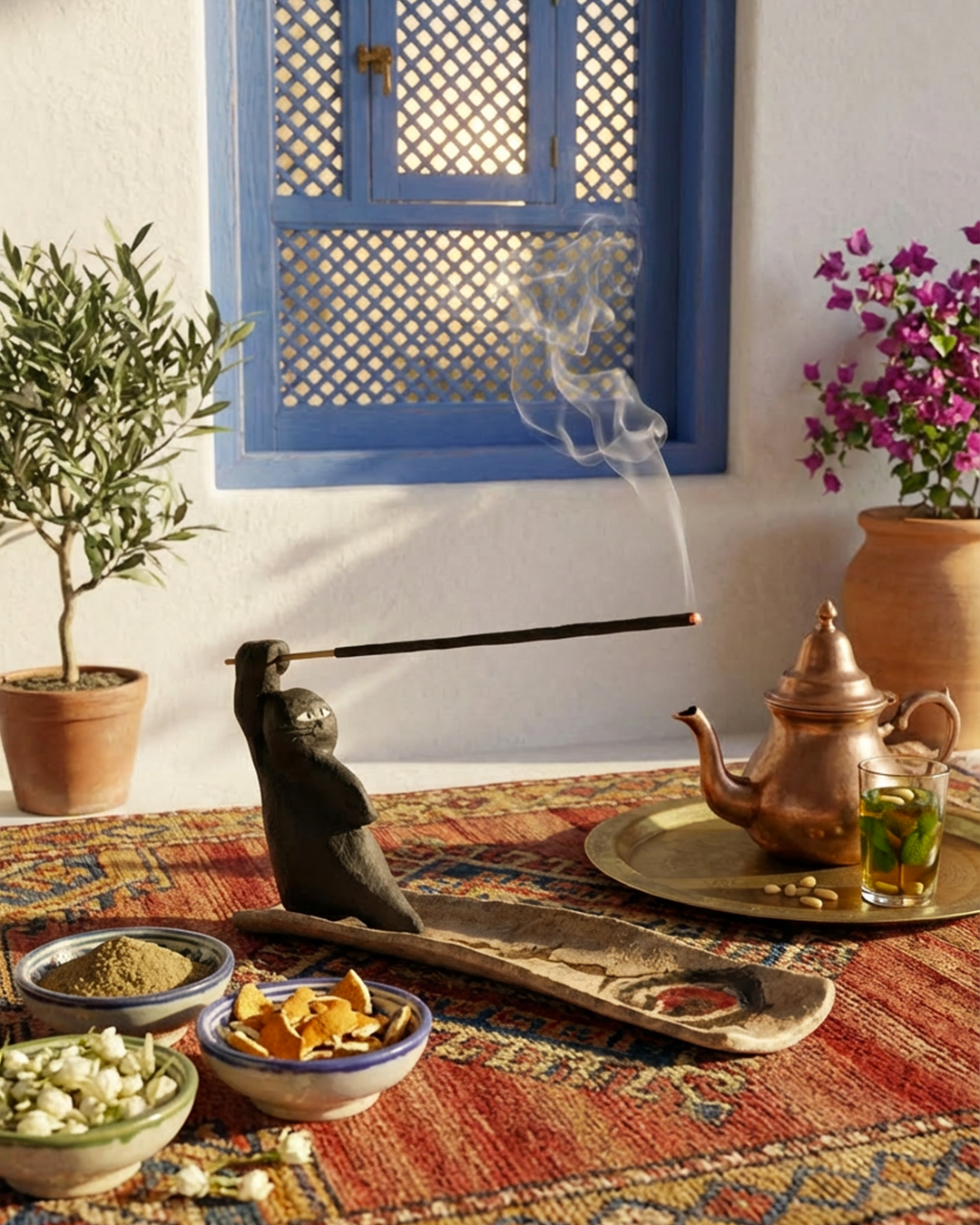 Porte-encens "Samouraï Gardien"