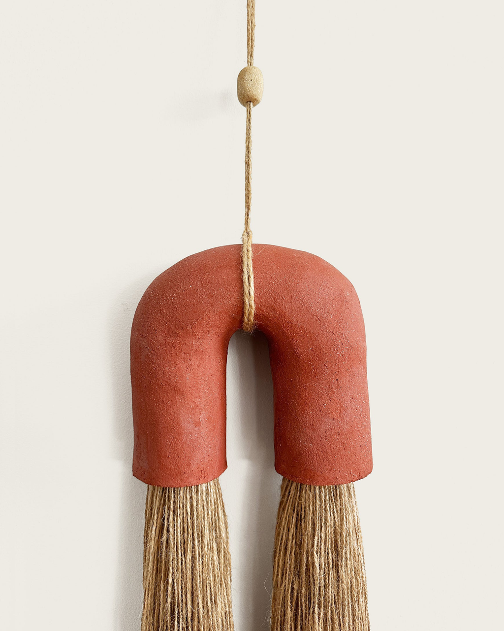 U-Tube" en Céramique et Fibres Naturelles