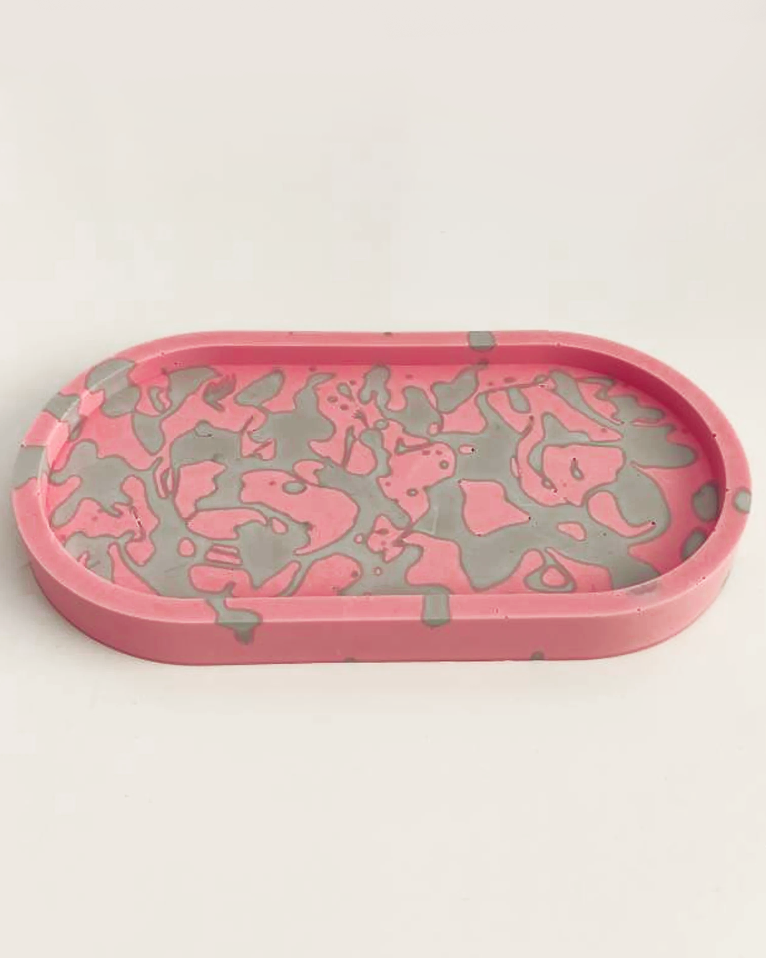 Plateau "Fluid Art" en Béton - Collection Vibrante