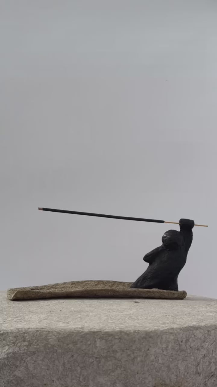 Porte-encens "Samouraï Gardien"